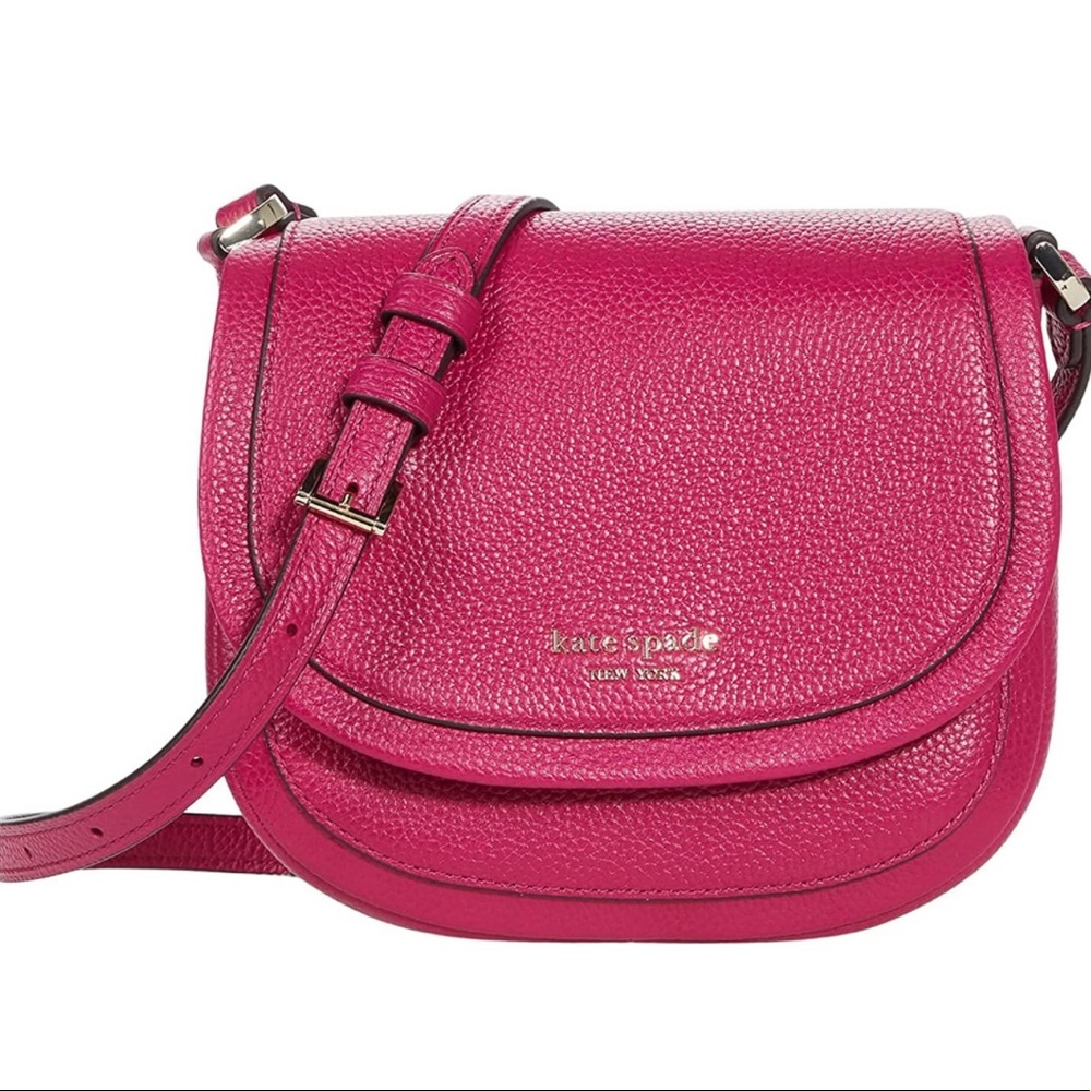 Kate Spade small saddle bag in roulette